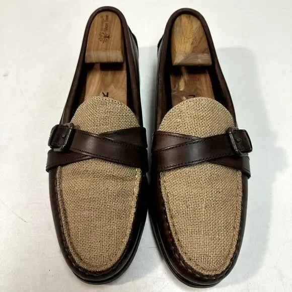 EXCELLENT Rancourt & Co. x Polo Ralph Lauren Buckle Loafer Made Maine USA 10.5 D - Picture 3 of 10